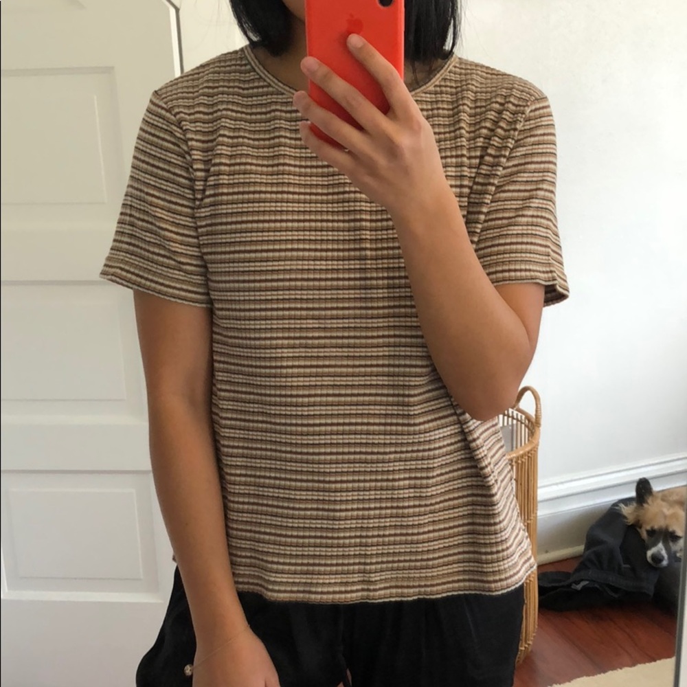 SOLD 3 for $18* Vintage 90’s Striped Tee - Picture 2 of 6